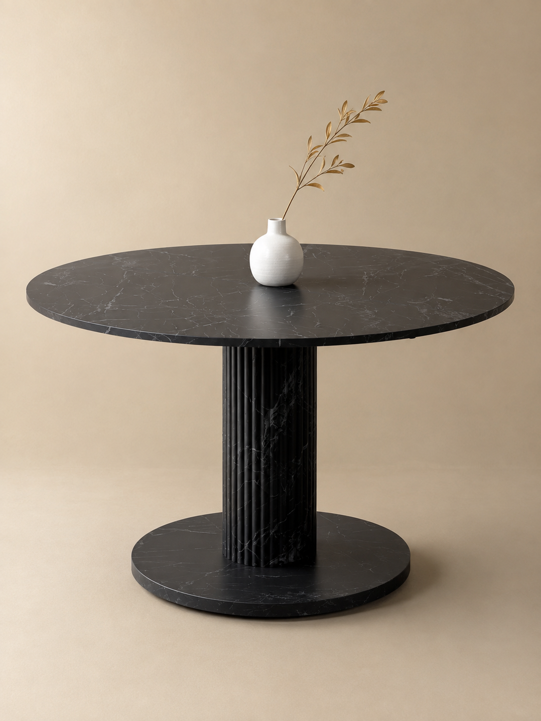 Stella – Table ronde à manger 4 personnes, MDF