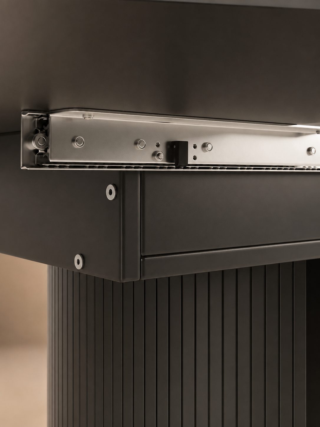 Ovalia – Table ronde à manger extensible 4 à 6 personnes, MDF