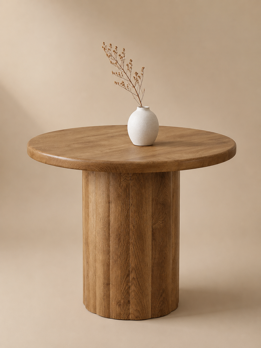 Petita – Table ronde à manger 80cm, 2 à 4 personnes