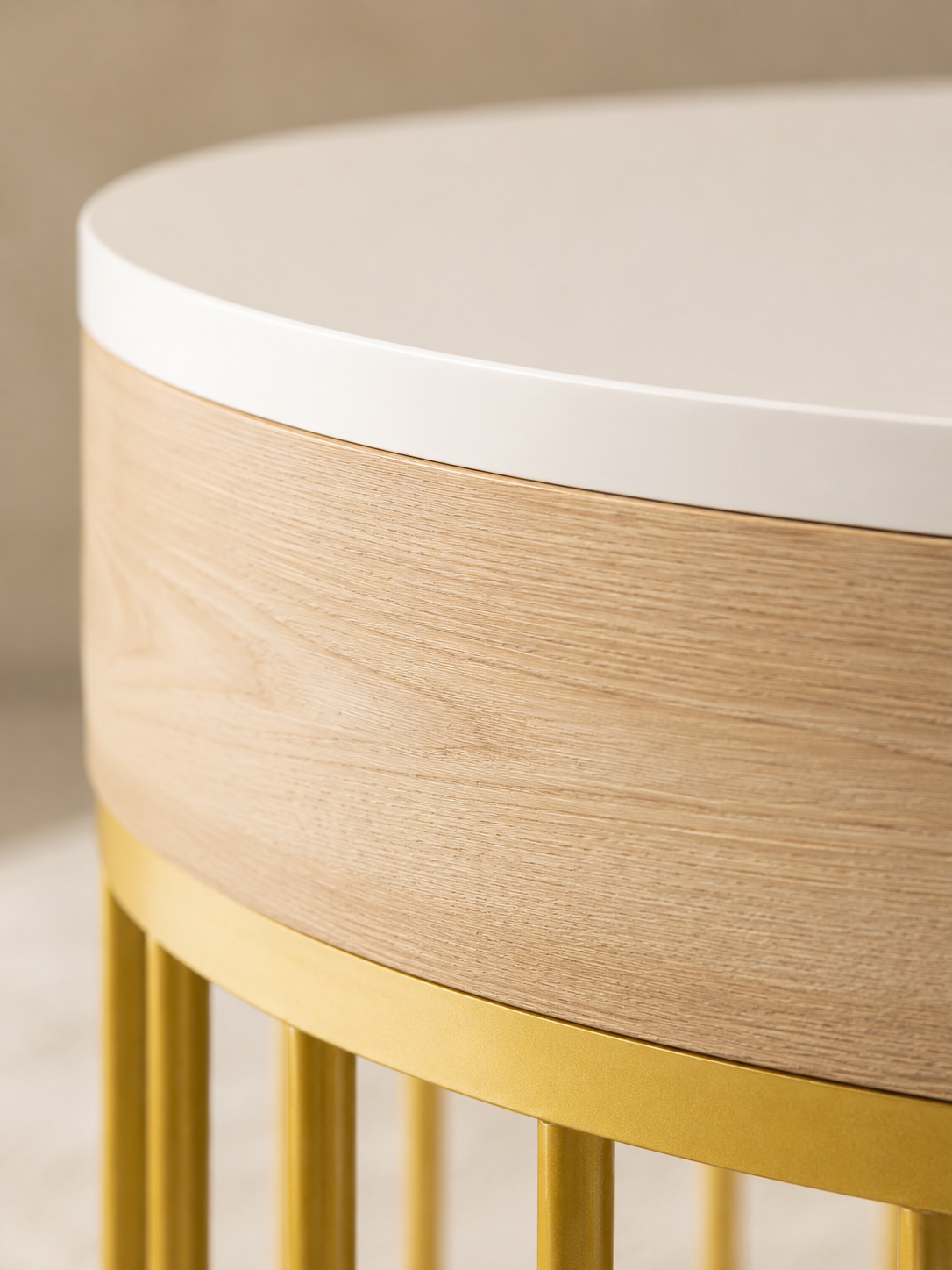 Modula – Tables basses gigognes hauteur ajustable, rangement