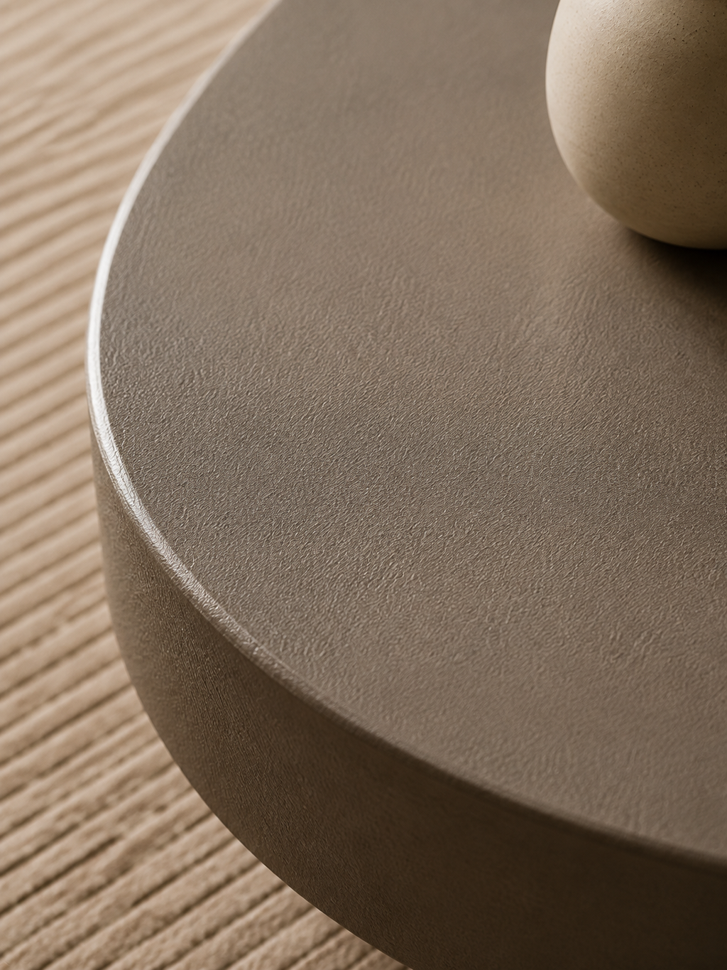 Organica – Table basse gigogne ronde, design luxe