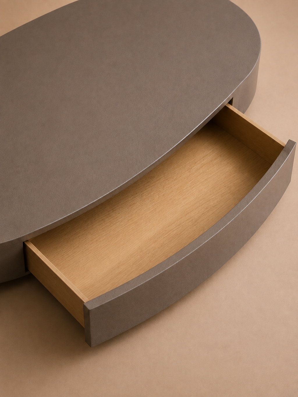 Organica – Table basse gigogne ronde, design luxe